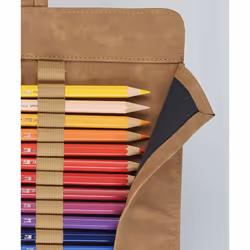 Faber-Castell 180010 pencil case Soft pencil case PU leather Brown