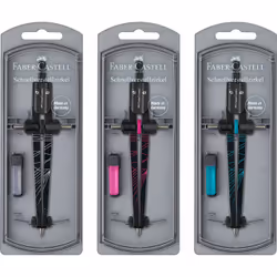 Faber-Castell 574482 bow compass Assorted colours 3 pc(s)