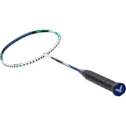 Victor Auraspeed Lightfighter 80 Badminton Racket - White/Blue