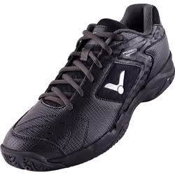 Victor P9200TD C Badminton Shoes in Black - Mesh & PU Leather - Durable Footwear - 12