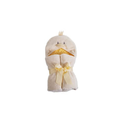 38140135 Baby Hooded Kuscheltuch Duck, Circa 100 x 75 cm, Yellow