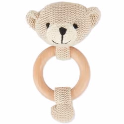 Bieco 16000013, Bär, Boy/Girl, 0 month(s), Beige, Wood