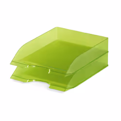 Durable 1701673017 desk tray/organizer Lime, Transparent