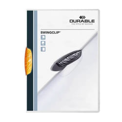 Durable Swingclip report cover Orange