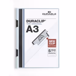 Durable DURACLIP, Blue, 60 sheets, A3, 1 pc(s)