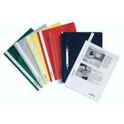Durable CLEAR VIEW FOLDER – ECONOMY 2573 A4 report cover Grey