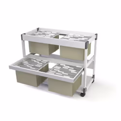 Durable 200 Multi Duo file storage box Grey - Additional view 3
