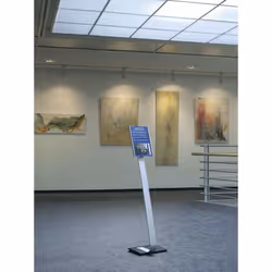 Durable INFO SIGN Information stand A4 Acrylic, Aluminium Silver - Additional view 4