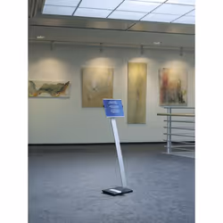 Durable INFO SIGN Information stand A4 Acrylic, Aluminium Silver - Additional view 5