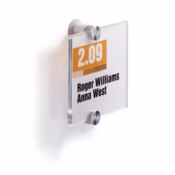 Durable 482019, Sign holder, Transparent, 105 mm, 105 mm