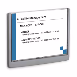 Durable 486637 sign holder/information stand A5 Plastic Graphite - Additional view 5
