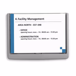 Durable 486637 sign holder/information stand A5 Plastic Graphite - Additional view 6