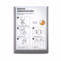Durable 486737 sign holder/information stand A4 Plastic Graphite - Additional view 6