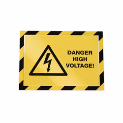 Durable Duraframe Security A4 magnetic frame Black, Yellow - Additional view 4