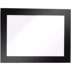 Durable DURAFRAME Magnetic Frame | A6 Format in Black | Pack of 5 Frames | Document Frame for Professional Internal Signage