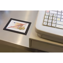 Durable DURAFRAME Magnetic Frame | A6 Format in Black | Pack of 5 Frames | Document Frame for Professional Internal Signage