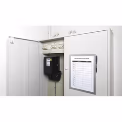 Durable DURAFRAME NOTE magnetic frame A4 Silver