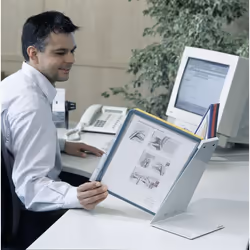 Durable VARIO document display carousel Desk Portrait A4
