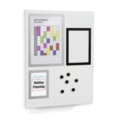 Durable Duraframe magnetic board Metal 600 x 450 mm Grey