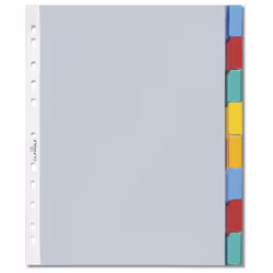 Durable 6631-19, Blank tab index, Grey, Portrait, A4