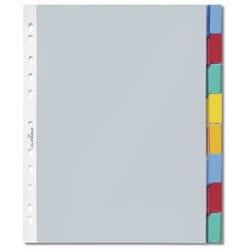Durable 6631-19 Blank tab index Grey