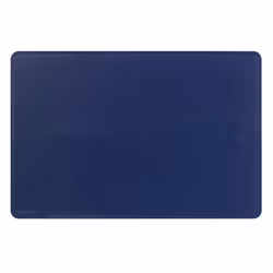 Durable Desk Mat with Contoured Edges, Blue, 530 mm, 400 mm, 1 pc(s)