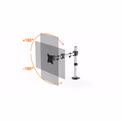 Durable 509423 monitor mount / stand 68.6 cm (27") Wall Silver - Additional view 6
