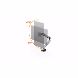 Durable 509623 monitor mount / stand 81.3 cm (32") Wall Silver - Additional view 6