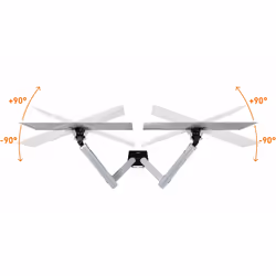 Durable 509723 monitor mount / stand 81.3 cm (32") Wall Silver - Additional view 5
