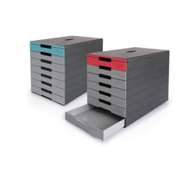 Durable IDEALBOX PRO 7 Plastic Grey, Red