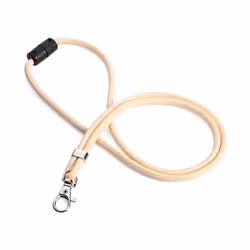 Durable 824116, Badge lanyard, Beige, 1 pc(s), Recycled polyethylene terephthalate (rPET), 46 cm, 6 mm