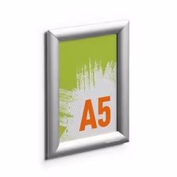 Durable Aluminium Snap Frame A5 Silver - 479523