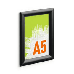 Durable Aluminium Snap Frame A5 Black - 479501