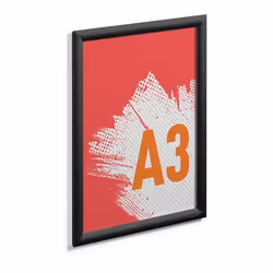 Durable Aluminium Snap Frame A3 Black - 479701