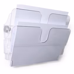 Durable Flexiplus literature rack 2 shelves Transparent - Additional view 2