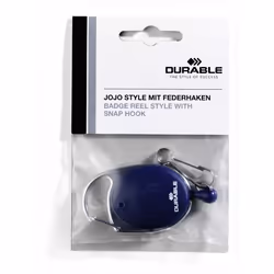 Durable 832707 badge holder accessory Badge reel Blue 1 pc(s)
