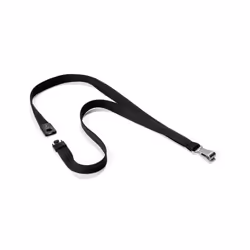 Premium textile lanyard with silky soft textile quality. The wide 12 mm carabiner made of metal ensures secure fastening and ...