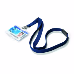Durable Premium Textile 17"" Lanyard with Safety Release  Coral  Pack of 10 (8127136)