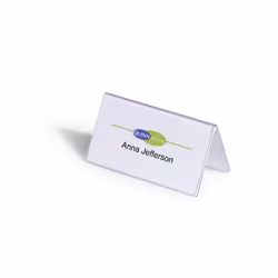 Durable 805119 non-metallic nameplate Transparent PVC - Additional view 4