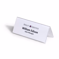 Durable 805019 non-metallic nameplate Transparent - Additional view 4