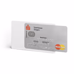 Durable 890319 business card holder Transparent