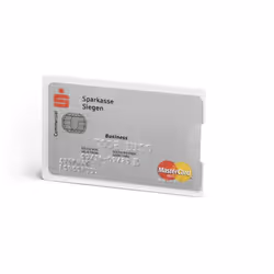 Durable 890319 business card holder Transparent
