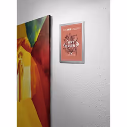 Durable DURAFRAME Wallpaper A4 Sign holder Silver - Additional view 4