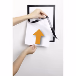 Durable DURAFRAME Wallpaper A4 Sign holder Silver - Additional view 8