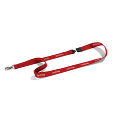 Durable Visitor Lanyard Red