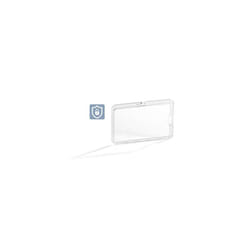 Card Holder Permanent 54 x 87 mm Transparent | Pack of 10 Badges | for Permanent Fixing of ID/Security Badge | Extra Strong