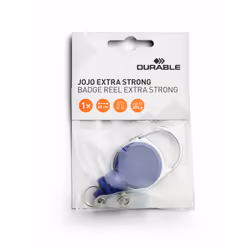 Durable Retractable reel EXTRA STRONG with snap button strap + keyring - Additional view 2