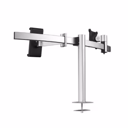 Durable 508823 monitor mount / stand 86.4 cm (34") Desk Silver
