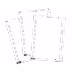 Durable 100302 non-adhesive label 80 pc(s) White Rectangle - Additional view 2