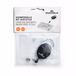Durable ID card cover with badge reel STYLE for 1 card landscape - Additional view 4